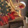 Christmas Tree Wreath Gifts Fireplace Tulle Sheer Window Curtains For Living Room Bedroom Modern Voile Organza Curtains Drapes