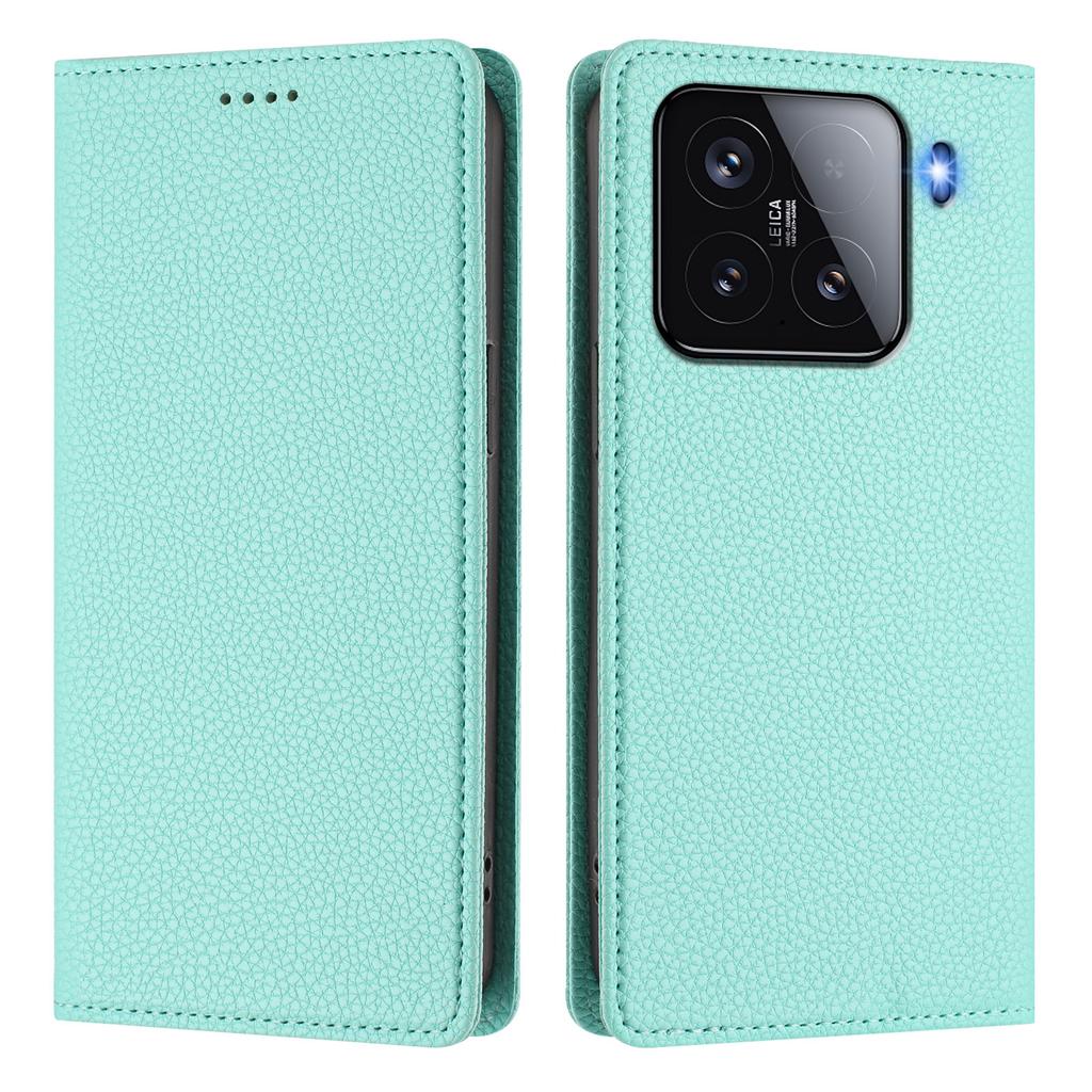 For Xiaomi 15 Wallet Case RFID Blocking Litchi Texture Leather Mobile Cover