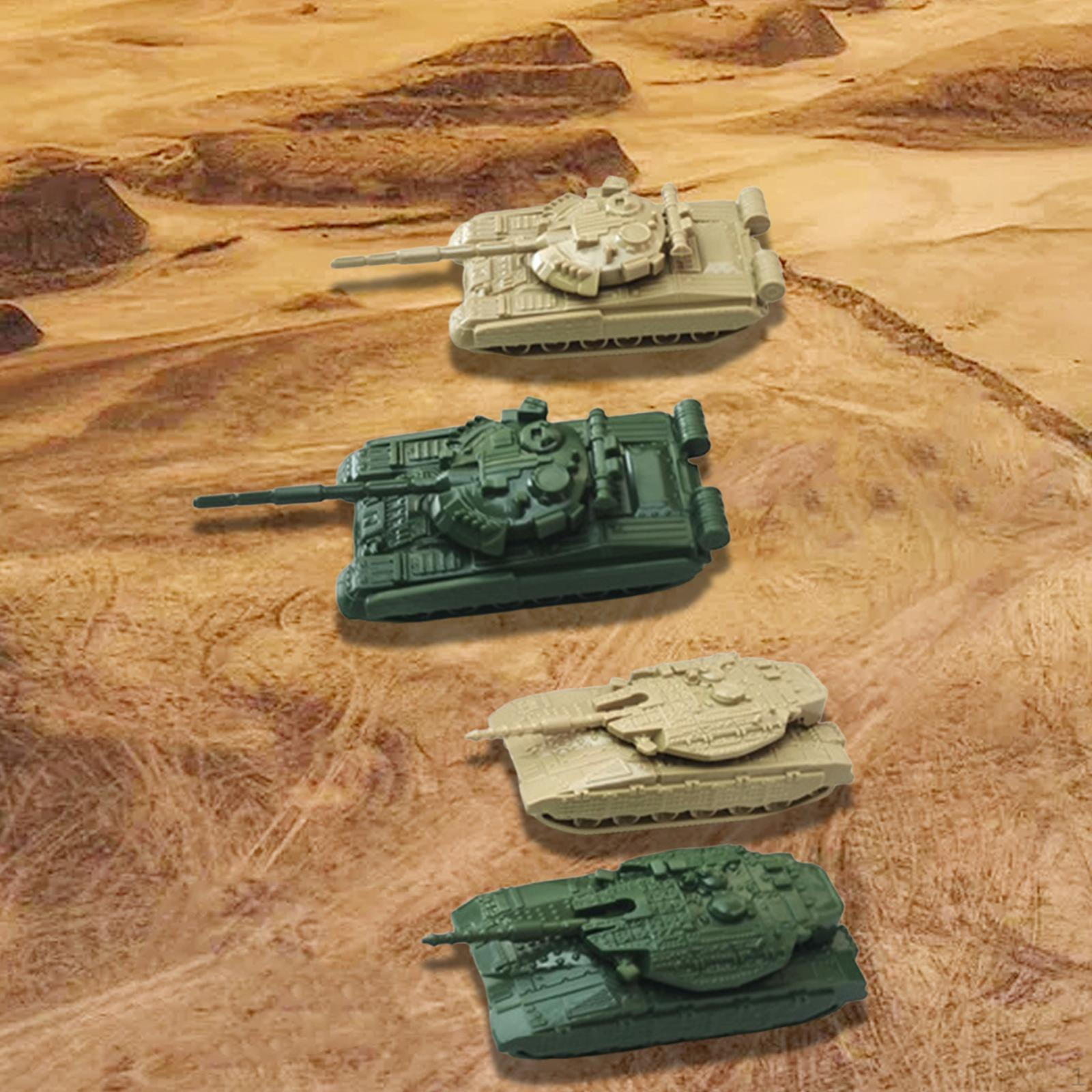 

1/144 Scale Model Building Kit 4pcs Simulation DIY Assembly Vehicle for Micro Style C