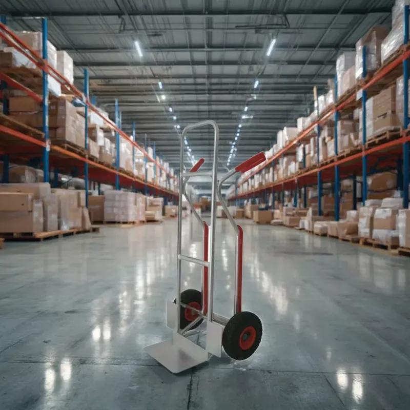 Easy Fold Up and Storage Commercial or Residential Use Heavy Duty Extrusion Rail Hand Truck Trolley Heavy Duty