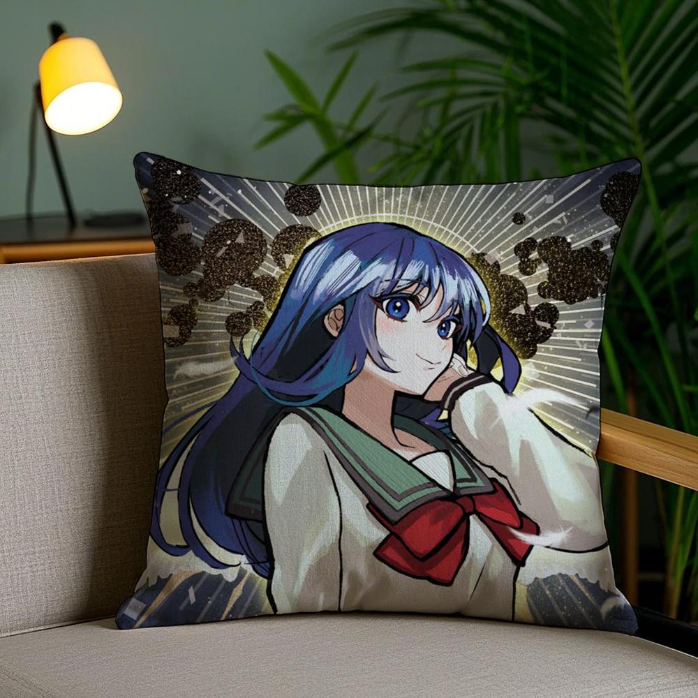 Disastrous Life S-Saiki K Cushion Cover Soft Short Plush Double-Sided Printing Home Decor Machine Washable Pillow Case Gift