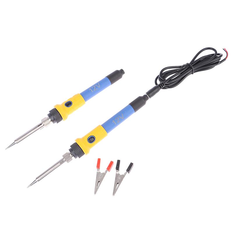Dc 12V Soldering Iron Low-Voltage Car Battery 60W Welding Rework Repair Tools