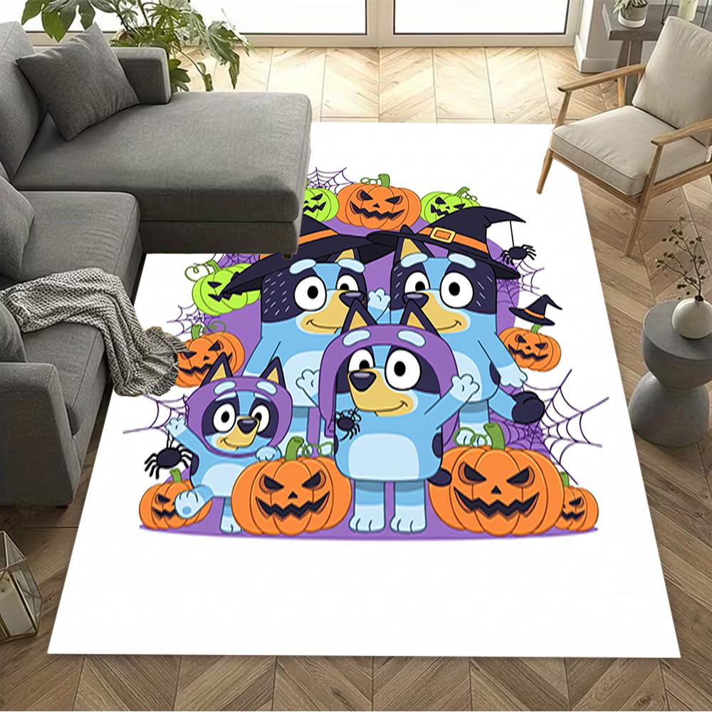 Halloween Costumes Party Floor Rug Office Rug Perfect for Dormitory Playrooms Living Rooms Kitchen Anti-slip Rug Office Home Decor