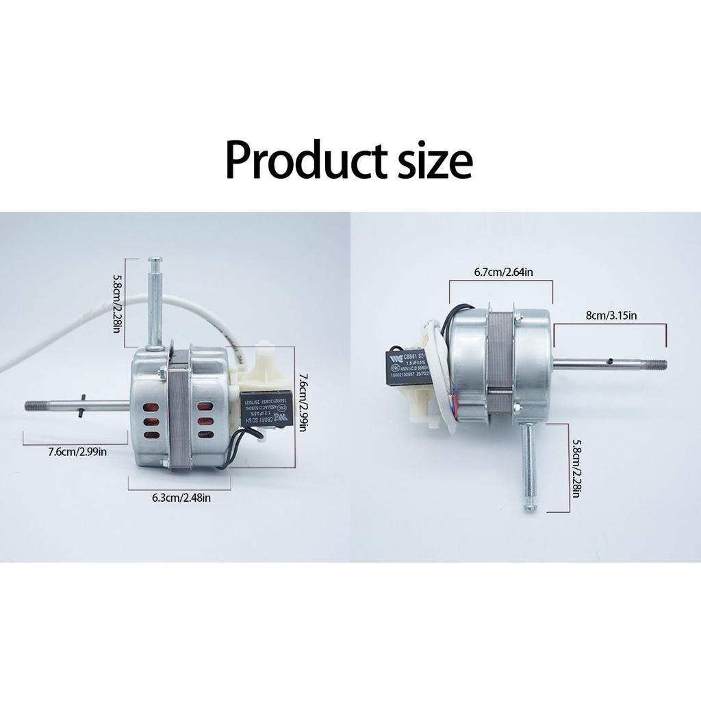 3-biegowy silnik elektryczny wentylatora z regulacją prędkości, silnik z podwójnym łożyskowaniem, silnik wentylatora ściennego, podłogowego, stojącego, zamiennik do biura