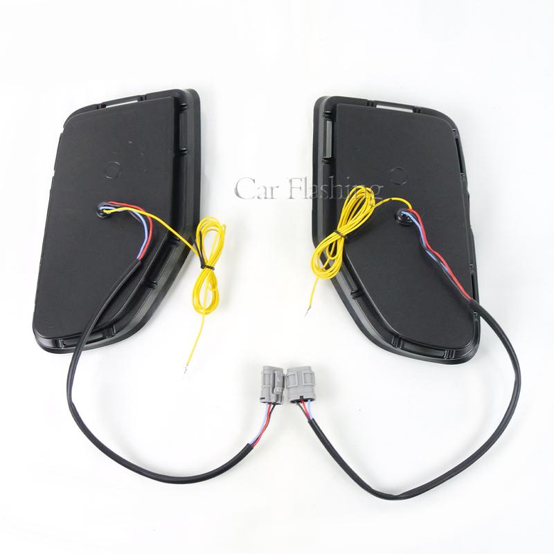 Car LED DRL Daytimes Running Light For Toyota Corolla Cross 2024 2025 2026 Daylights Wtih Dynamic Turn Signal Fog Lamp Cover