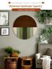 Handmade Round Retro Woven Wall Tapestry: Artful Decor for Living Room or Entrance