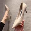 Fashion High Heels Pointed Toe Pumps Wedding Bride Shoe on Heeled Ladies Stilito Women's Shoes Korean Style Wholesale Genuine Mark Y2k