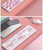 Silent Wired Chocolate Punk Keyboard - USB for Home, Office, Gaming, and Typing