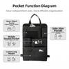 Portable Car Seat Back Storage Bag Multifunctional Hanging Rear Seat Bag  Camping Accessories
