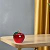 Fruit Showpiece for Decoration 2Pcs Crystal Fruit Sculpture Made of Glass