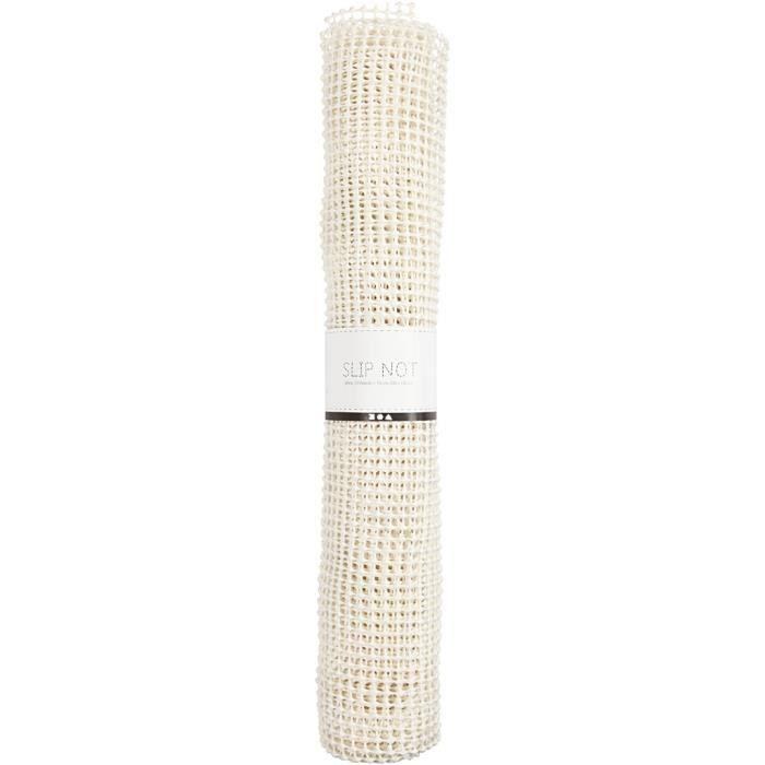 Non-slip Mat - Creotime - 150 X 100 Cm - White PVC - Indoor - Rectangular