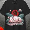 Pig Gold T-shirt Joyful Soul of Chinese Astrology, Living Richly with Kindness, Honesty, and Warm Spirit