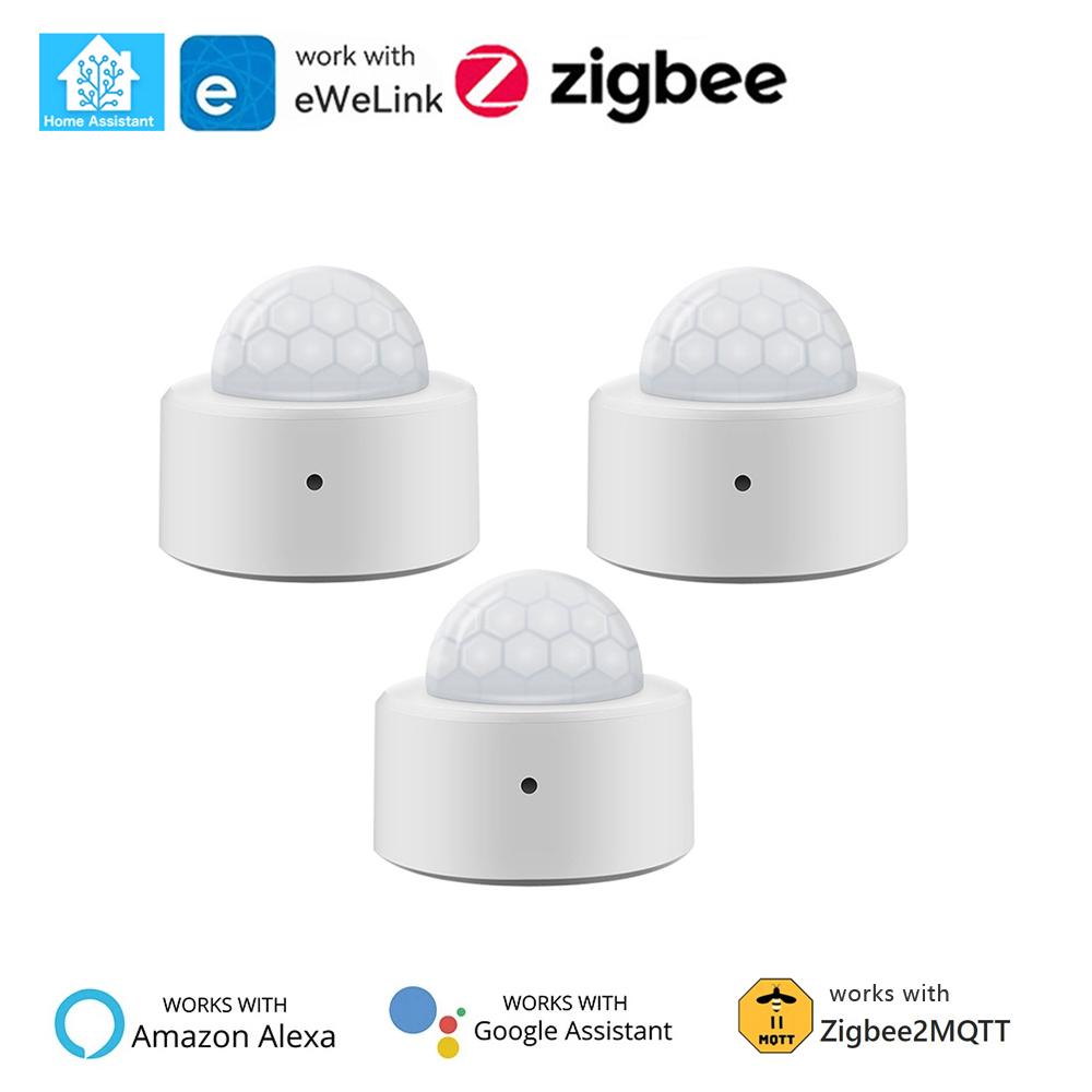 Home Assistant Zigbee Mini PIR Bewegingssensor Detector Passieve Infrarood Beveiligingsalarm Sensor Werkt Met EWelink Zigbee2MQTT