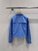 Spring 2026 Women's Polo Collar Loose Shirt with Letter Embroidery - M Brand Collection
