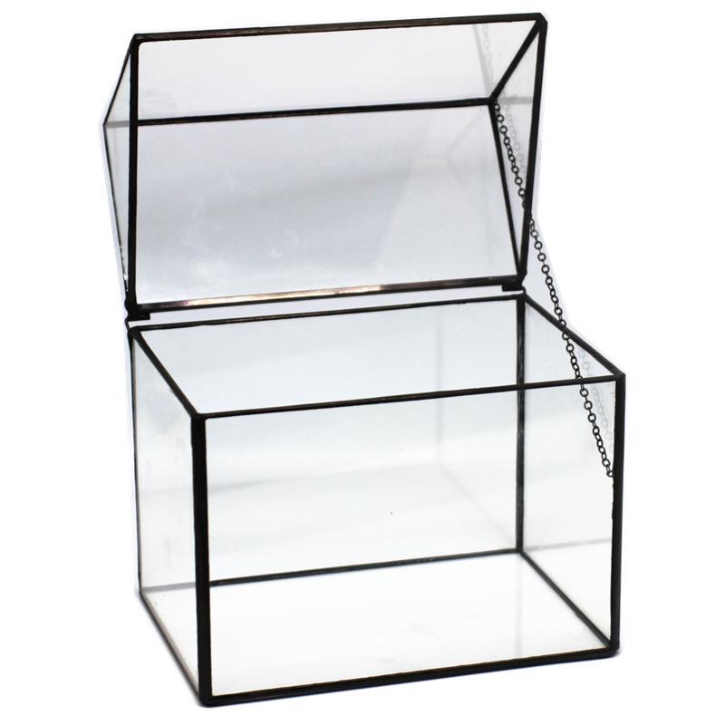 

Європейська скляна теплиця-плантатор для сукулентів: Прозорий Еко-Дружній Контейнер для Мікро-Ландшафту для Домашнього Декору Small