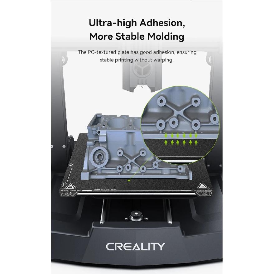 Update Creality Single-Sided PC Platform Board for Ender-3 V3 SE/KE 235x235mm Frosting Build Plate 3D Printer Accessories