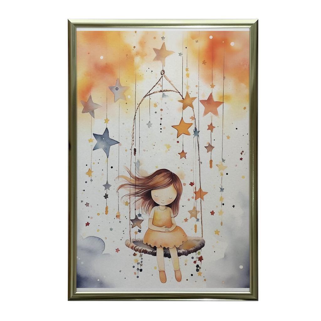 Karuzela Gwiazd Karuzela Gwiazd, 50X70 Cm, Bez Ramy, Płótno Premium Na Blejtramie