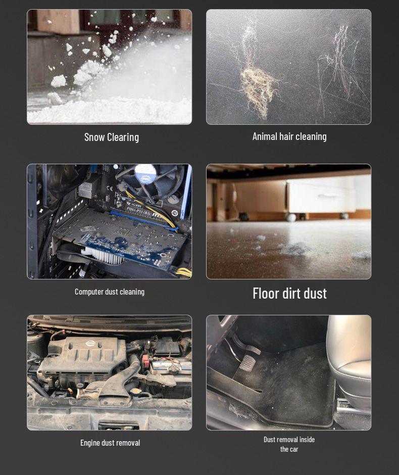 Cordless Electric Hair Dryer & Blower Vacuum with Lithium Battery