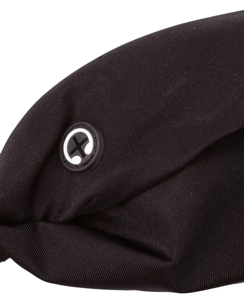 Wings Hidden Waist Bag with Elastic Strap Black