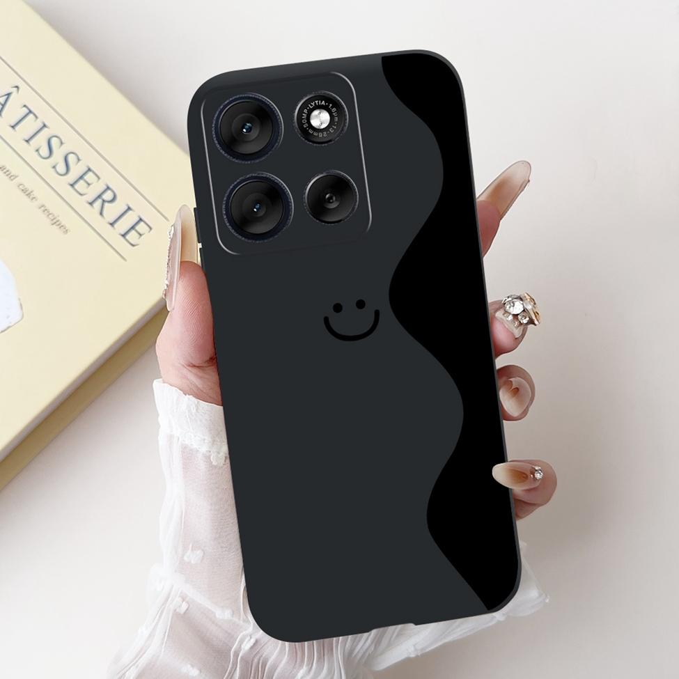 5G For Motorola Moto G56 G86 Cover For Motorola Moto G86 Case Silicone Fashion Butterfly Luxury Cute Funny Painted Back Cover