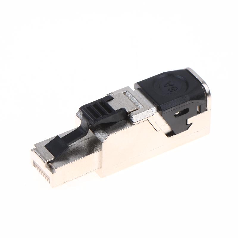 Ethernet Cable Plug Tool Free Reusable 22AWG to 24AWG for Efficient Network Installation CAT6A чёрный