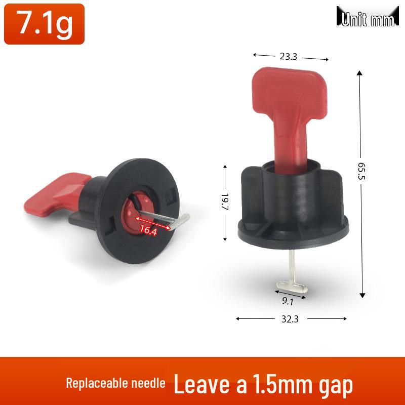 Tile Leveling Needle Rotation Stick with Positioning Clips