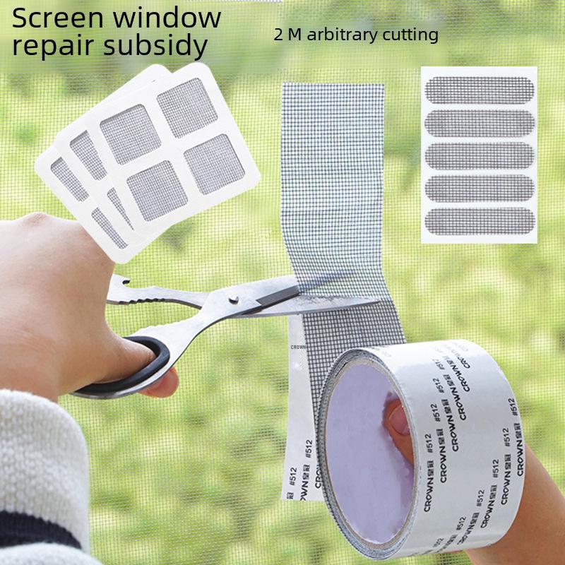 Waterproof Mosquito Net Repair Tape & Velcro Patches for Windows and Doors