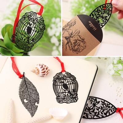 Exquisite Metal Hollow Bookmark Hollow Chinese Style Book Page Pagination Book Clip