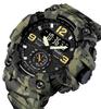 Vente Chaude Skmei 1637 Montre de Sport Mode pour Hommes Résistante aux Chocs Double Fuseau Horaire Montres Analogiques Numériques Résistante à l'Eau Montre-Bracelet Féminine