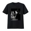 Vintage Retro The Munsters Classic Horror TV Show Black White Print Casual T Shirt Vintage Washed Streetwear Unisex Stylish