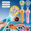 Flashlight Projector Torch Lamp Toy Cute Cartoon Creativity Toy Torch Lamp Flashlight Projector Toy Baby Sleeping Story Book