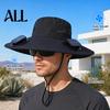 Waterproof Fishing Cap Solar Fan Hat, UPF 50+ Wide Brim Sun Hat with 2 Outdoor Cooling Fans, & USB Rechargeable, 3 Speeds for Fishing/Camping/Hiking