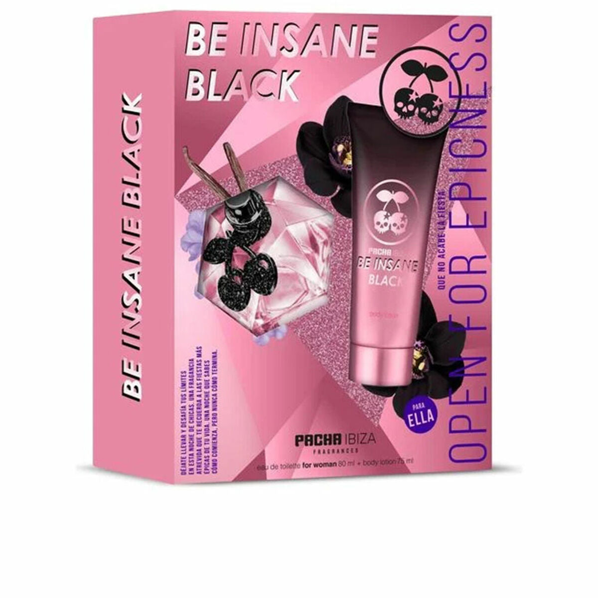 

Set de Parfum Femme Pacha Ibiza Be Insane Black 2 Pièces