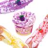 Fango di Cristallo Slime Fango di Seta Nuvola, Gusto e Odore di Frutta Set di Giocattoli Fatti a Mano Delicati per lo Stress Fai-da-Te, Disponibile in 6 Stili tra Cui Scegliere