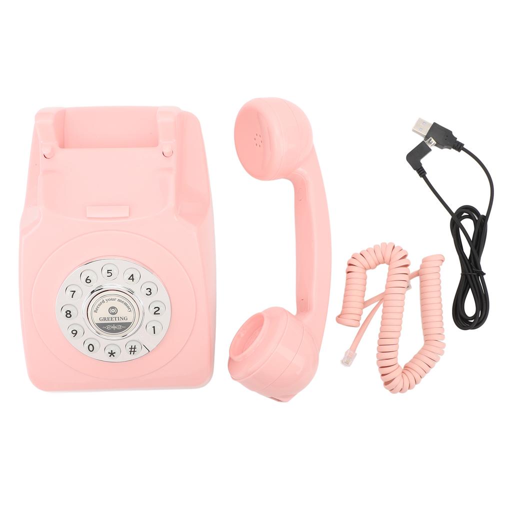 Audio Guest Book Phone Clear Sound Convenient Use Audio Message Recording Telephone for Wedding Even