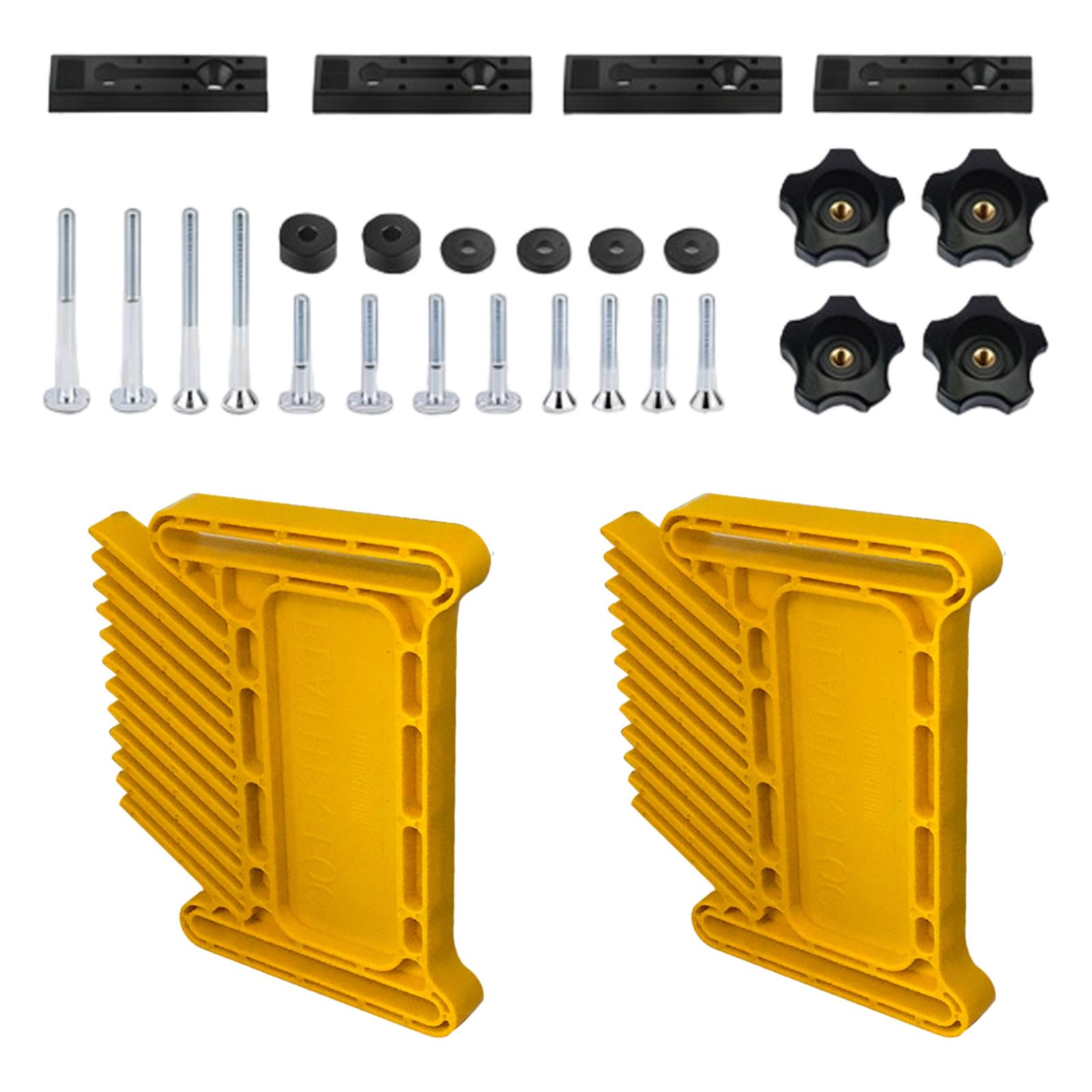 

Featherboard Регульований деревообробний інструмент Запобіжний пристрій Складається перова дошка для столу Пиляння Фрезер Столи Стрічкові пили жовтий