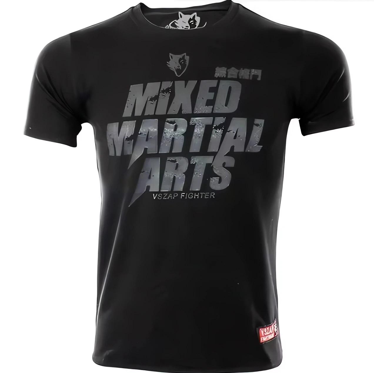 Laoxu Zomer ademende Combat Boks Training Kleding Muay Thai Heren T-shirt Korte Mouw Losse Top Casual Snel Drogend T-shirt 6XL XL