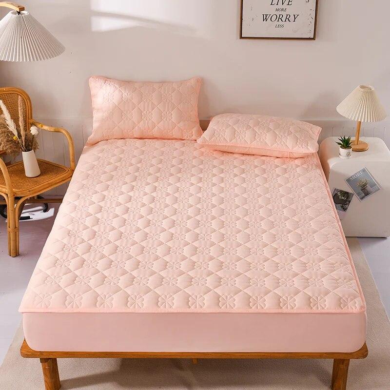 Vodotěsný tlustý vrchní polštář matrace Antibakteriální potah na matraci s elastickým pásem Prošívané přiléhavé prostěradlo