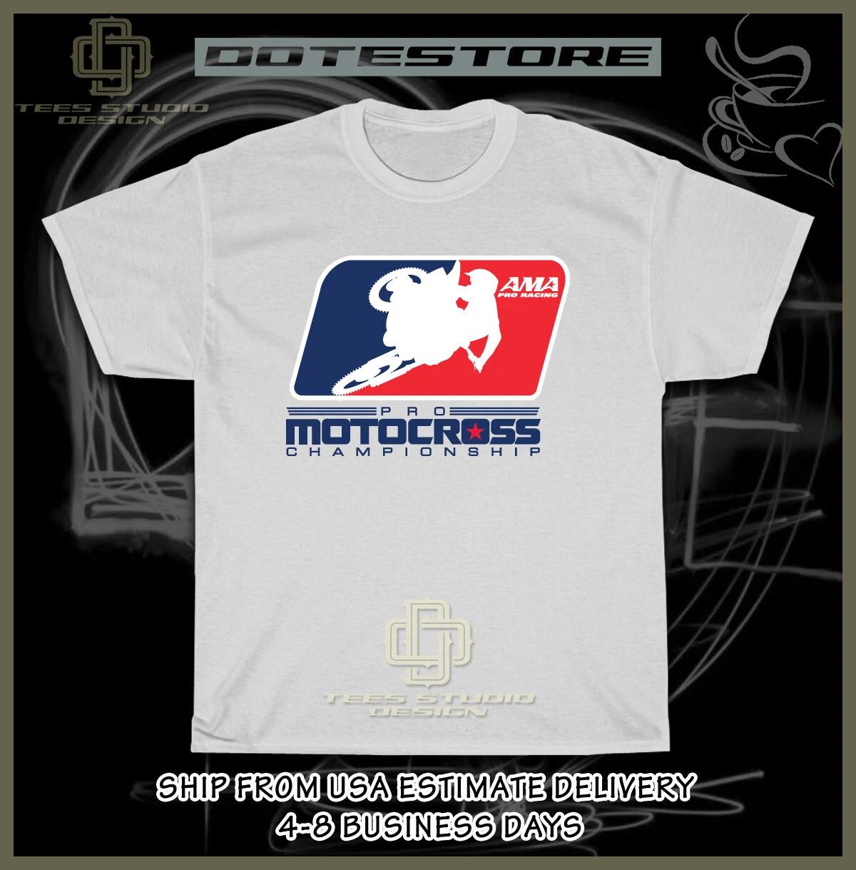 AMA Pro Racing Motocross Championship Men s T-Shirt American Dotees Tee Shirt XXXXL