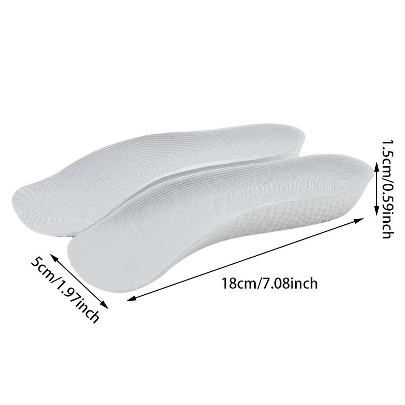 Height Increase Insoles Men Women Shoes Flat Feet Arch Support Orthopedic Insoles Sneakers Heel Lift Memory Foam Soft Shoe Pads