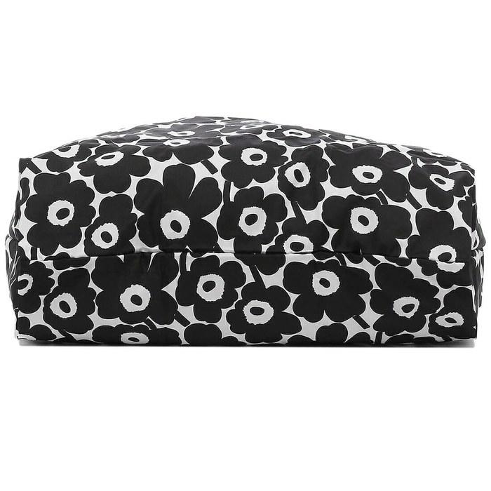 Marimekko Tote Bag - Unikko - Black/White - A4 Size