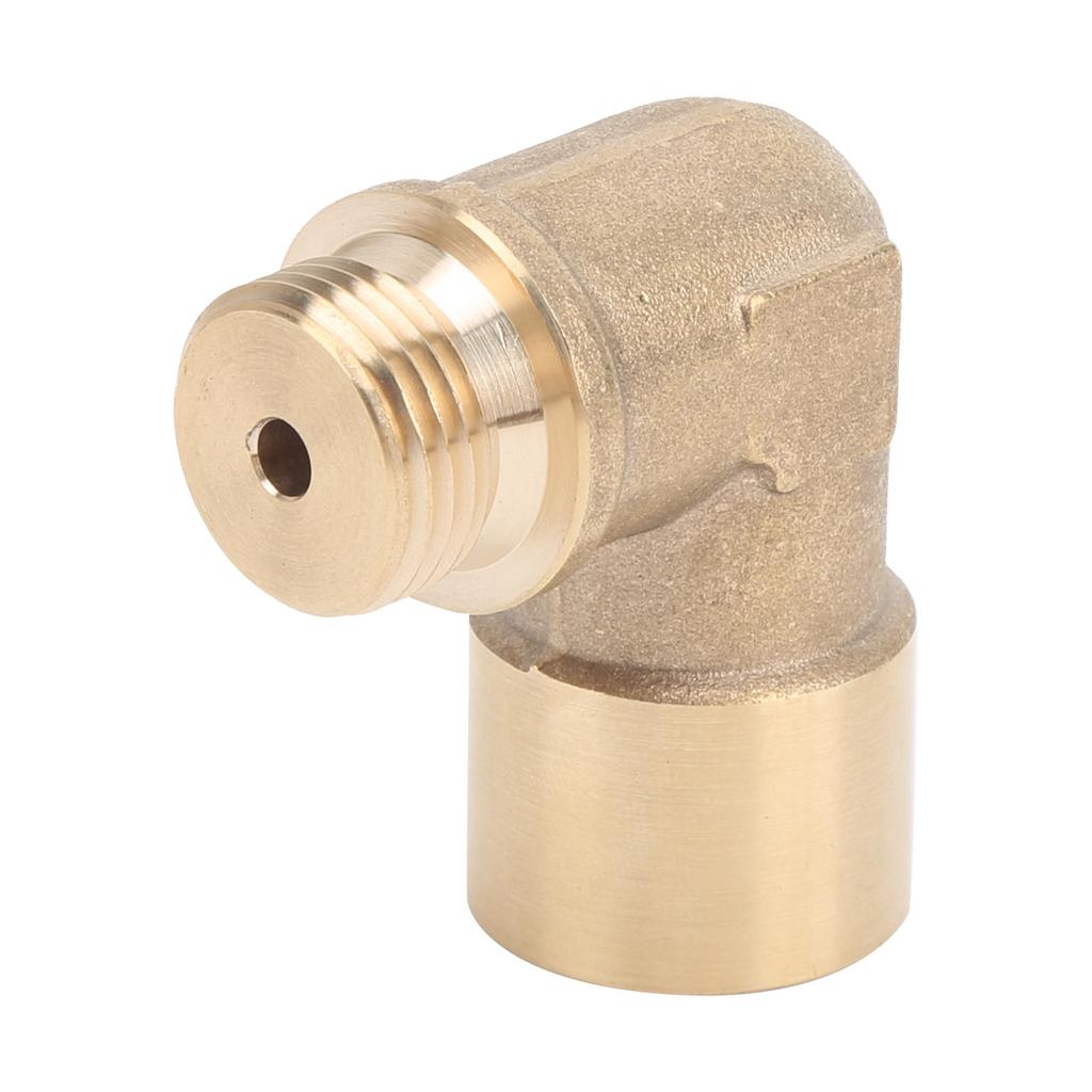 90 Degree Oxygen Sensor Extender M18x1.5 Brass Extension Spacer Adapter Car Accessory