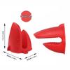 Heat-Resistant Non-Slip Silicone Oven Gloves & Bowl Clip