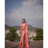 This Beautiful Saree Is Elegantly Decorated with Gorgeous Solid Jacquard Weave That Gives a Perfect Look To the Outfit.