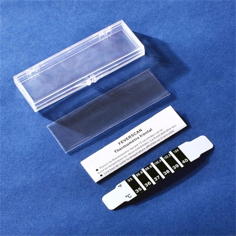20RC 10Pcs Temperature Forehead Sticker Strips Digital Display Thermometer Strips