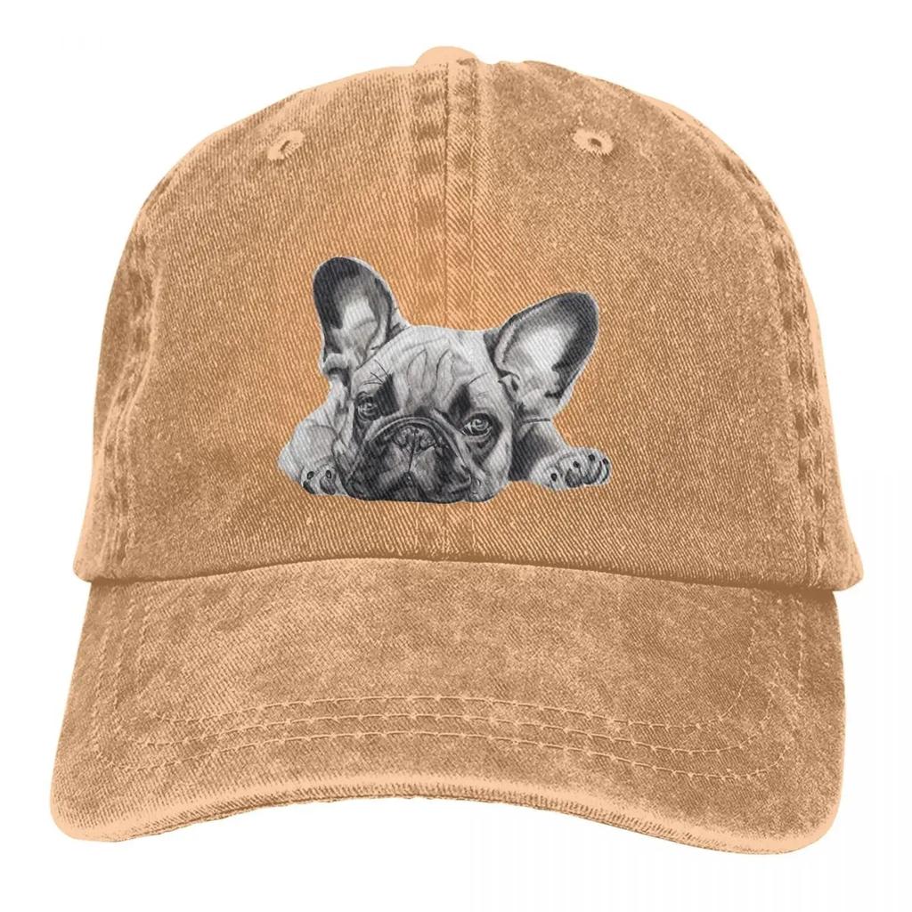Chop Baseball Caps Peaked Cap French Bulldog Frenchie Dog Sun Shade Hats for Men Women