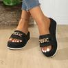Fashion Women Slippers Trend 2025 New Summer Flat Luxury Sandals Outdoor Beach Designer Shoes Women Sexy Slippers Big Size Slides Women