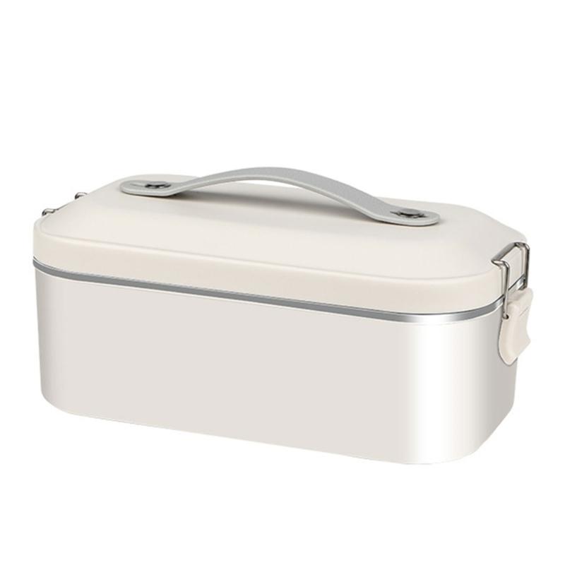

Stainless Steel Meal Preparation Container With Thermal Insulation Leak Proof Design Ideal For Travel Work Picnics белый