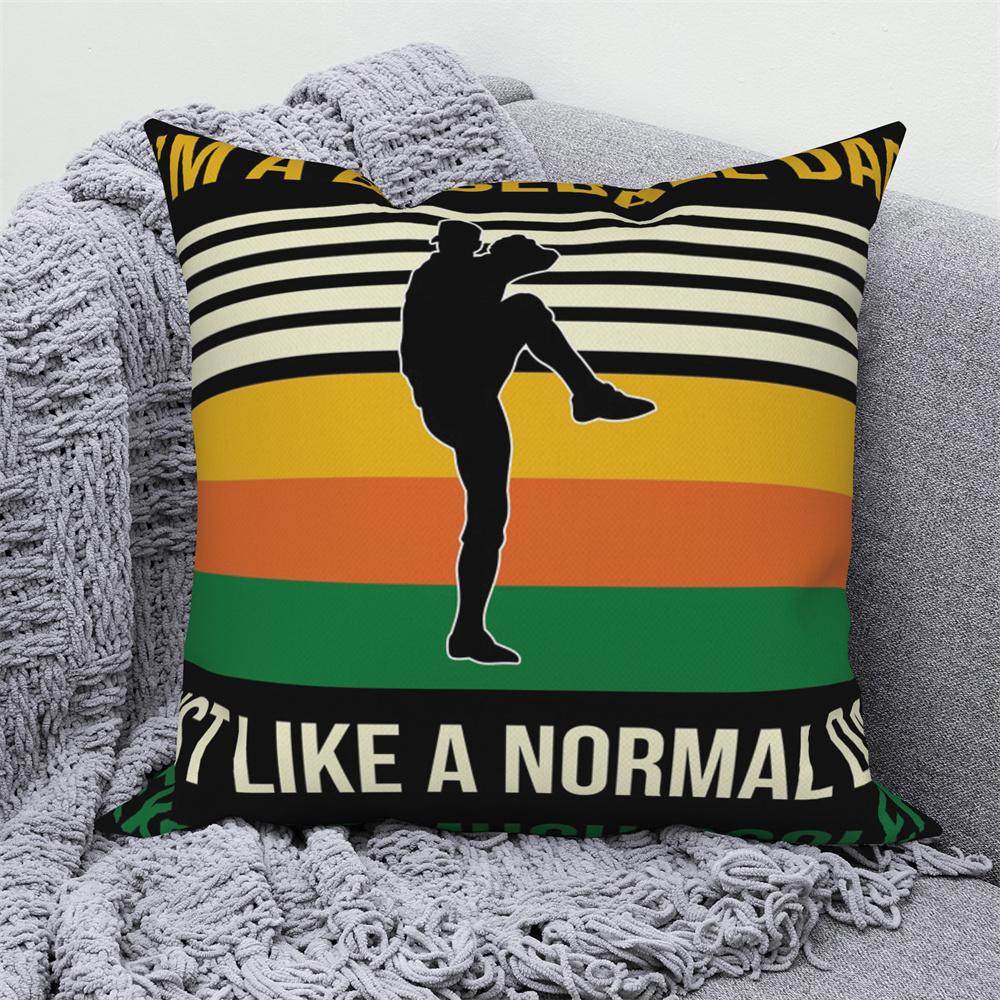 Pillowcase Home Sofa Car Decoration  Baseball Sports Cushion Cover