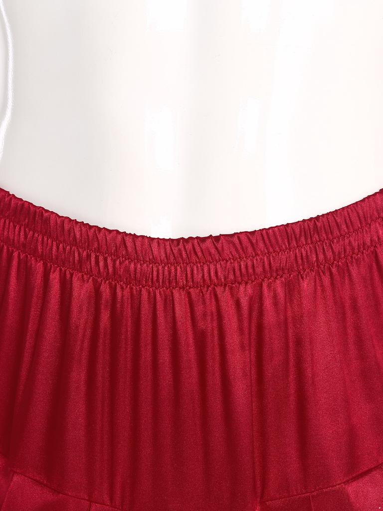 Herren Satin Dhoti Hosen Lässig Elastischer Bund Drapierte Baggy Hosen Urlaub Themenparty Ethnische Kleidung